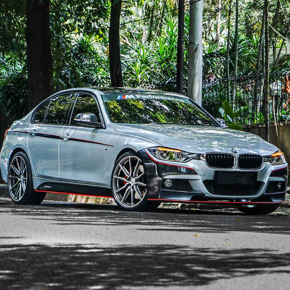 20" Vossen HF3 Grey 20X9 20X10.5 1159 Concave Wheels Rims Fits BMW 5 Series xDri