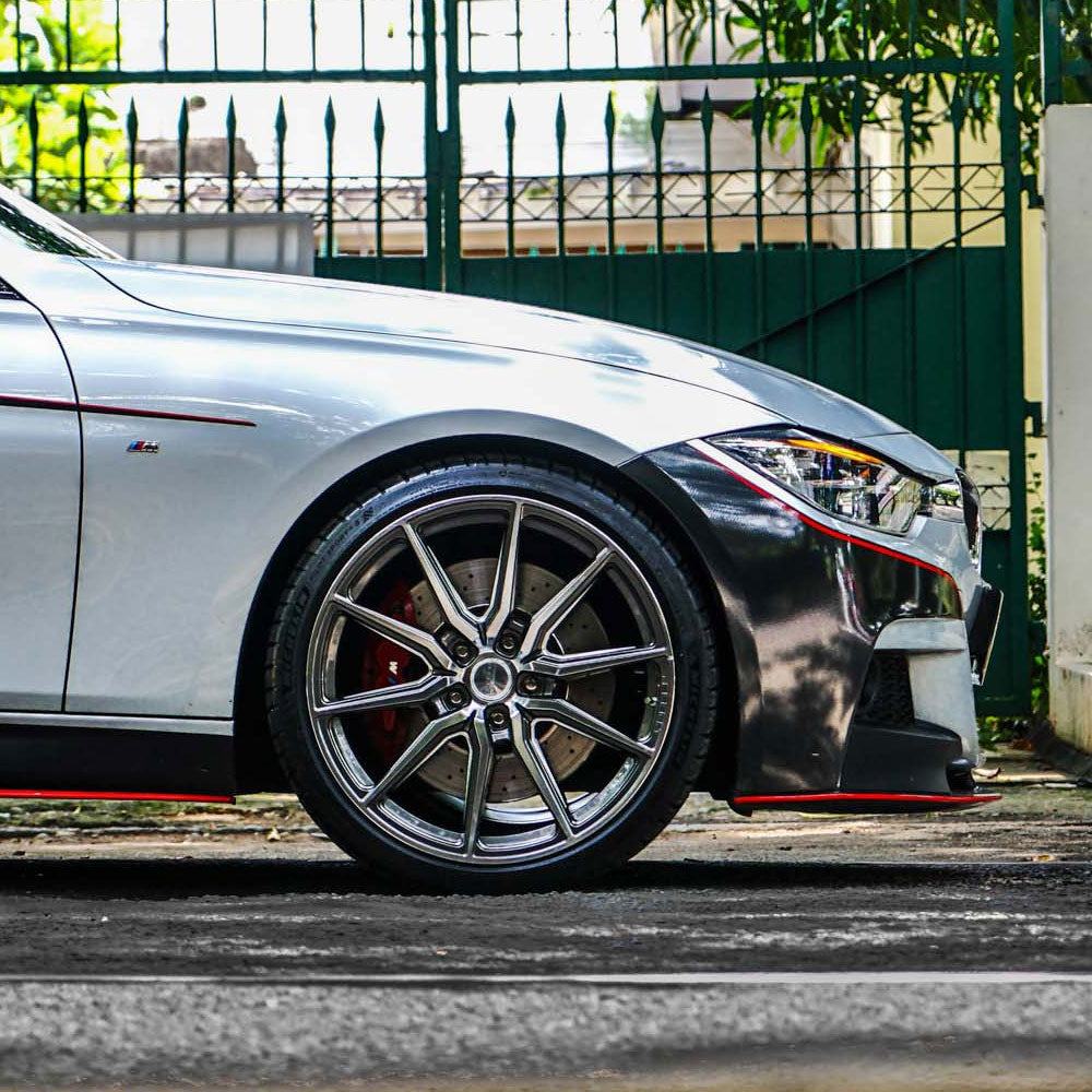 20" Vossen HF3 Grey 20X9 20X10.5 1159 Concave Wheels Rims Fits BMW 5 Series xDri