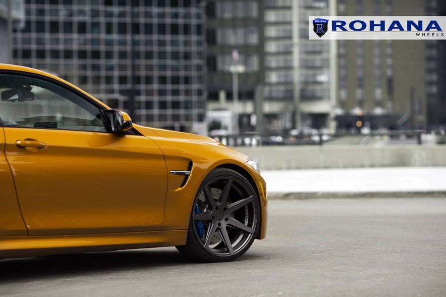 19" ROHANA RC7 GRAPHITE CONCAVE WHEELS RIMS FITS BMW E92 E93 328i 335i COUPE