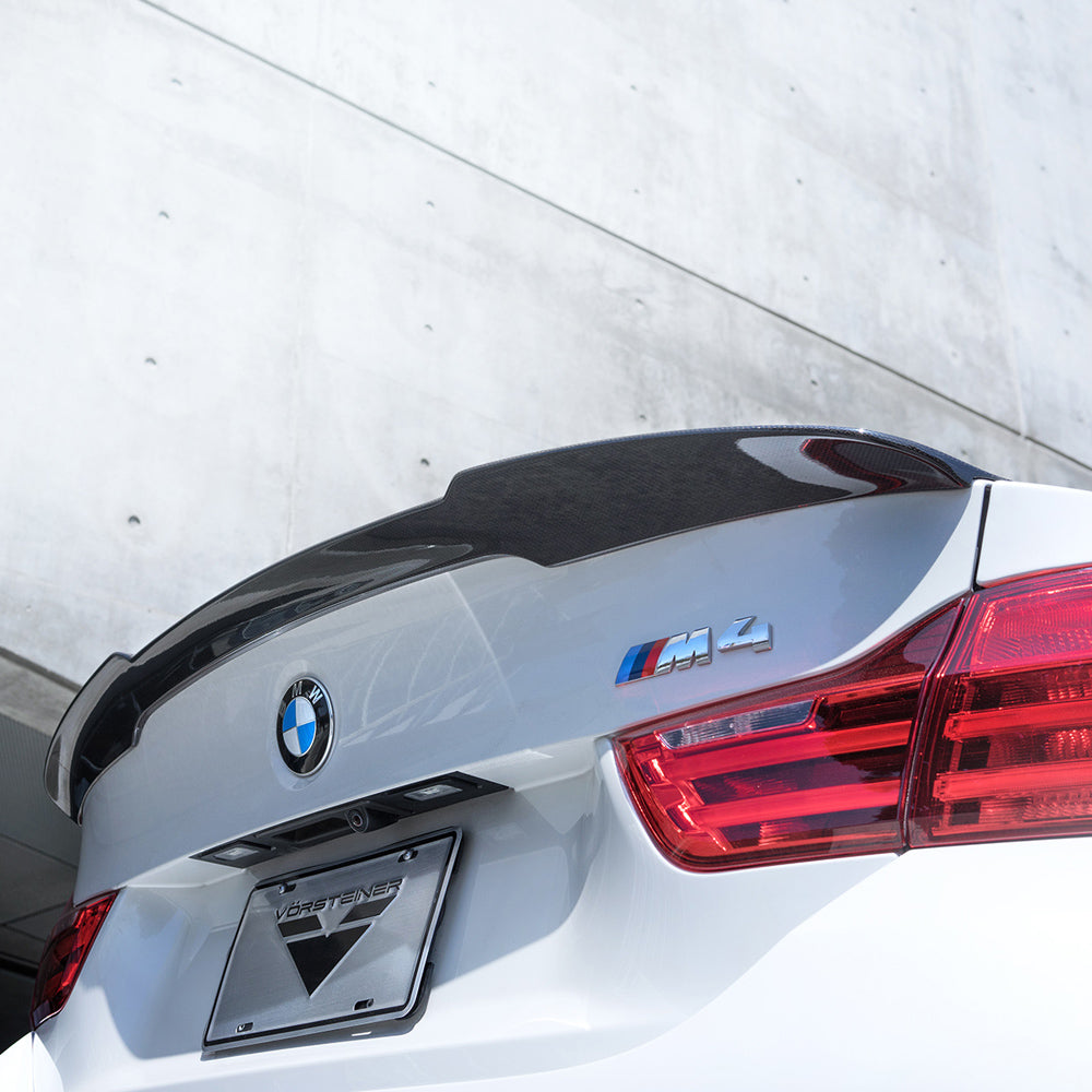 Vorsteiner Aero EVO Decklid Spoiler Carbon Fiber 2x2 Glossy Fits BMW F82 M4
