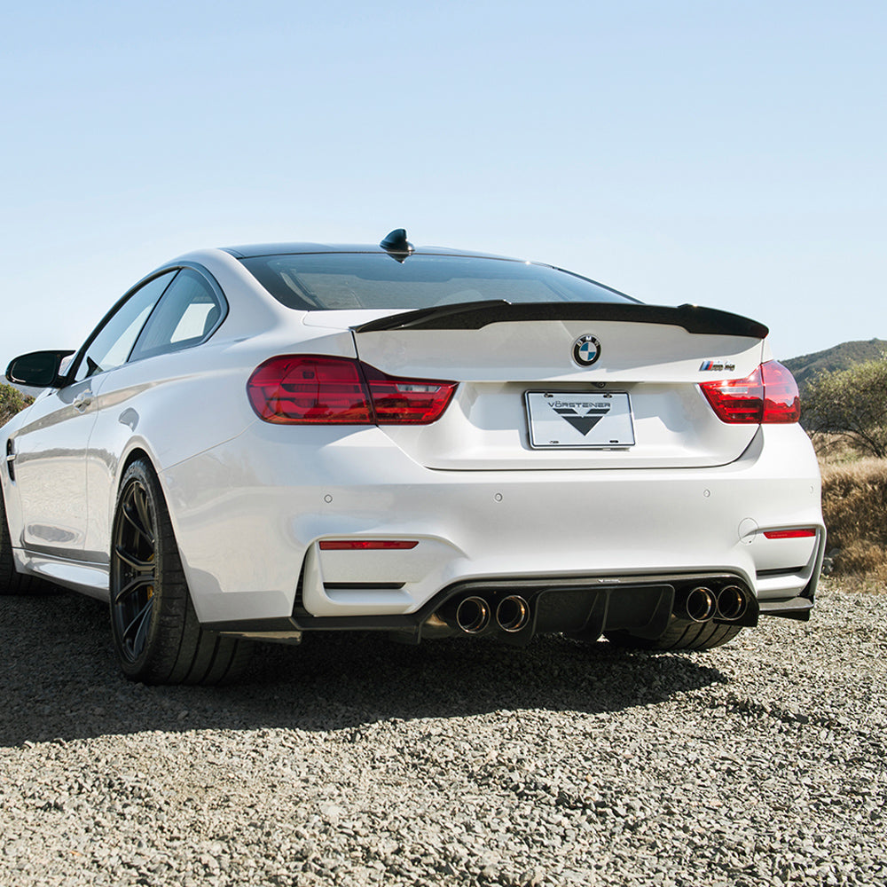 Vorsteiner VRS GTS Rear Diffuser Carbon Fiber PP 1x1 Glossy Fits BMW F8X M3 M4