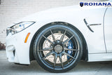 22" ROHANA RFX2 BLACK CONCAVE FORGED WHEELS RIMS FITS BMW F01 740 750 760