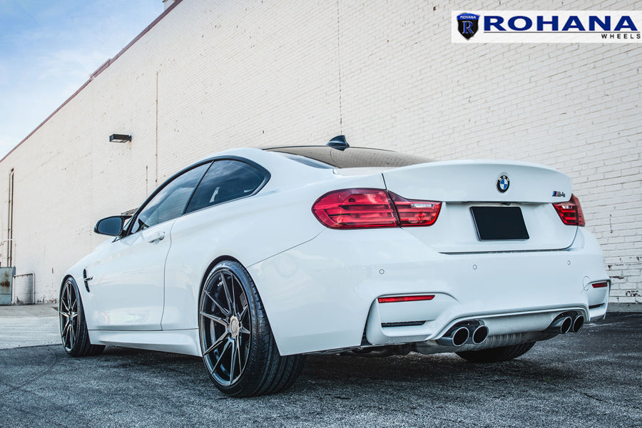 22" ROHANA RFX2 BLACK CONCAVE FORGED WHEELS RIMS FITS BMW F01 740 750 760