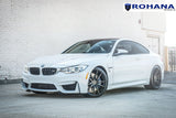 22" ROHANA RFX2 BLACK CONCAVE FORGED WHEELS RIMS FITS BMW F01 740 750 760