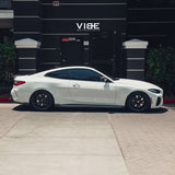 22" MV Forged MVF5 Black 22X9 22X10.5 Concave Wheels Fits Bentley Continental