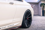 19" BLAQUE DIAMOND BD11 19X9.5 BLACK CONCAVE WHEELS RIMS FITS AUDI B8 A4 S4