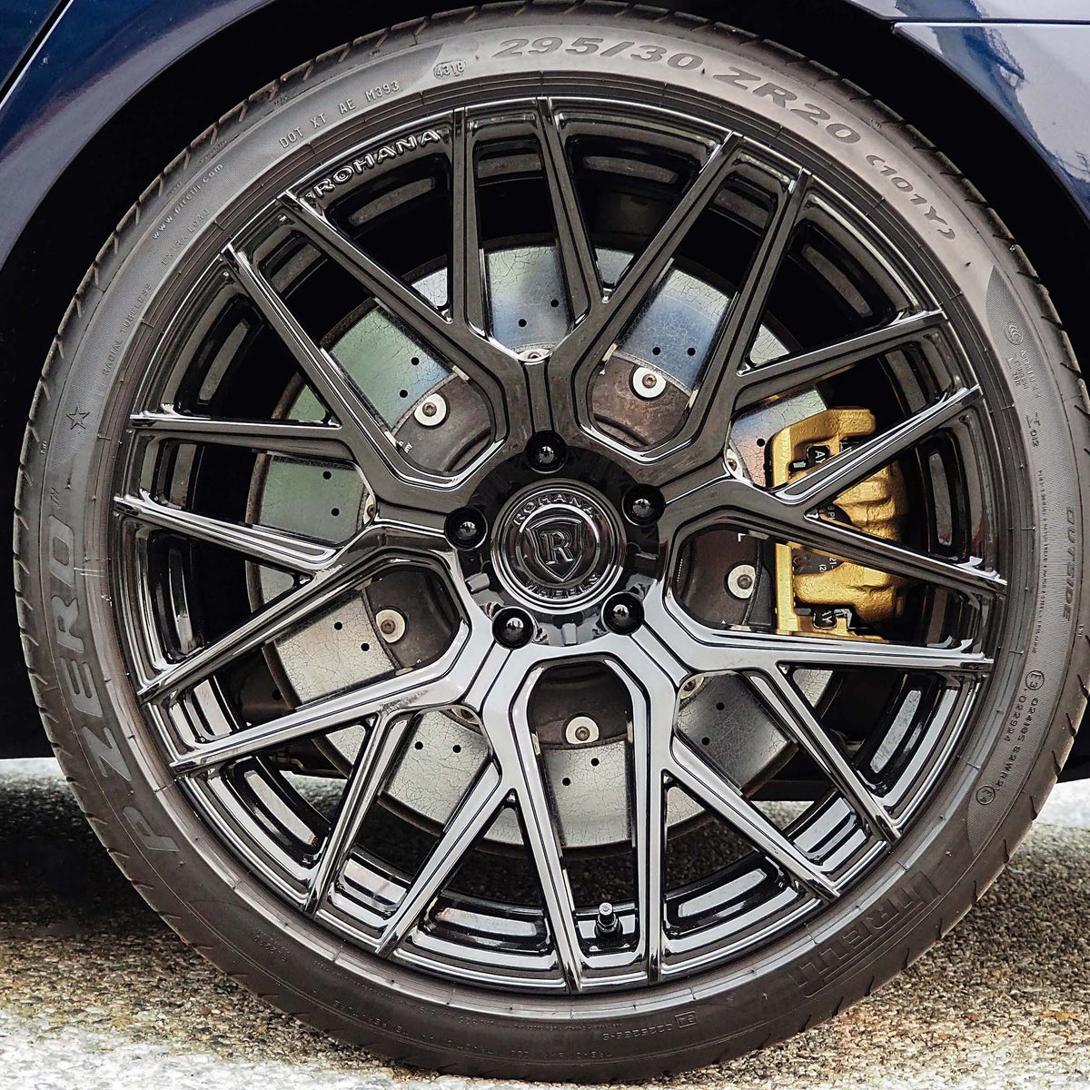 21" ROHANA RFX10 BLACK CONCAVE WHEELS RIMS FITS BMW M6 GRAN COUPE