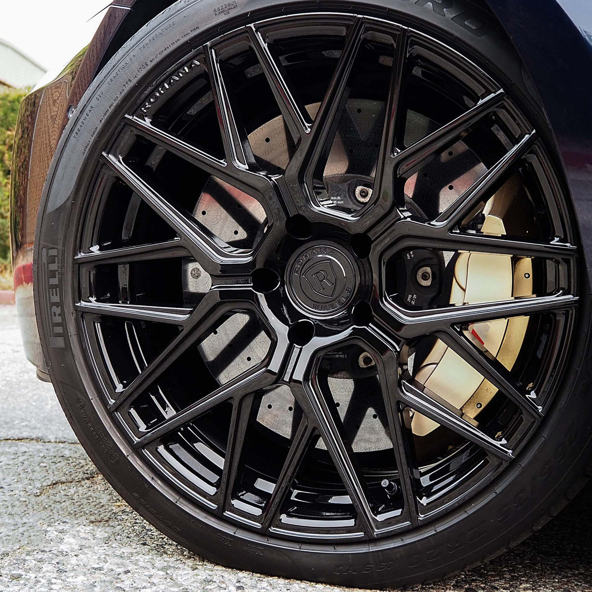 21" ROHANA RFX10 BLACK CONCAVE WHEELS RIMS FITS BMW M6 GRAN COUPE