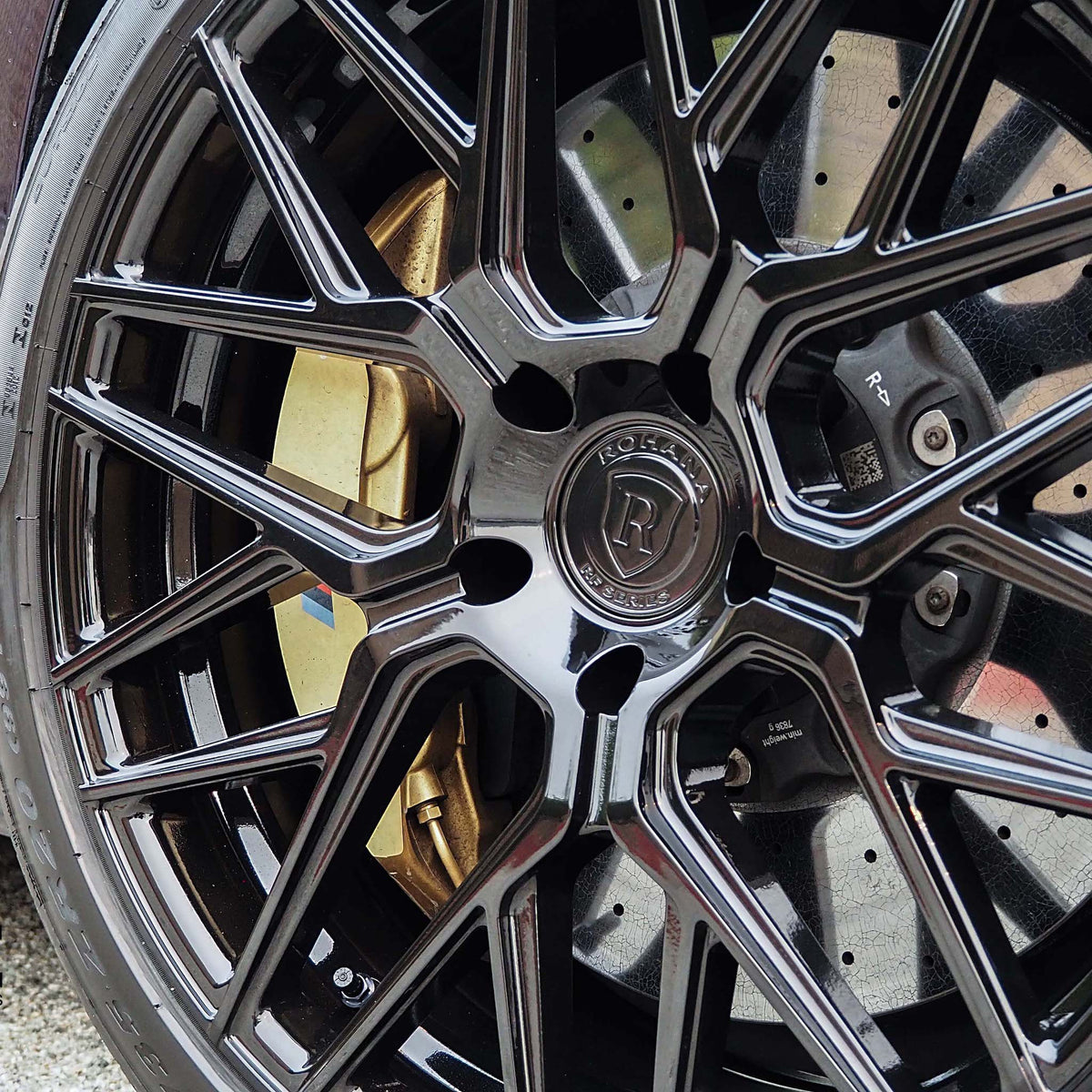 21" ROHANA RFX10 BLACK CONCAVE WHEELS RIMS FITS BMW M6 GRAN COUPE