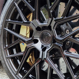 21" ROHANA RFX10 BLACK CONCAVE WHEELS RIMS FITS BMW M6 GRAN COUPE