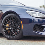 21" ROHANA RFX10 BLACK CONCAVE WHEELS RIMS FITS BMW M6 GRAN COUPE