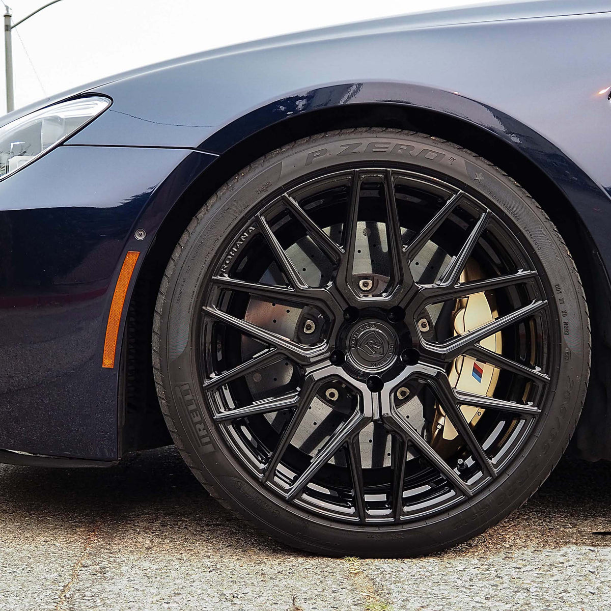 20" ROHANA RFX10 GLOSS BLACK FORGED CONCAVE WHEELS RIMS FITS BMW F12 F13 M6