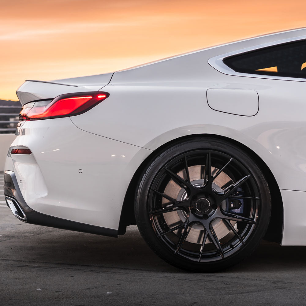 19" Blaque Diamond BD-F18 Black Rims Concave Forged Wheels Fits BMW 745 750 760