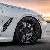 19" Blaque Diamond BD-F18 Black Rims Concave Forged Wheels Fits BMW 745 750 760