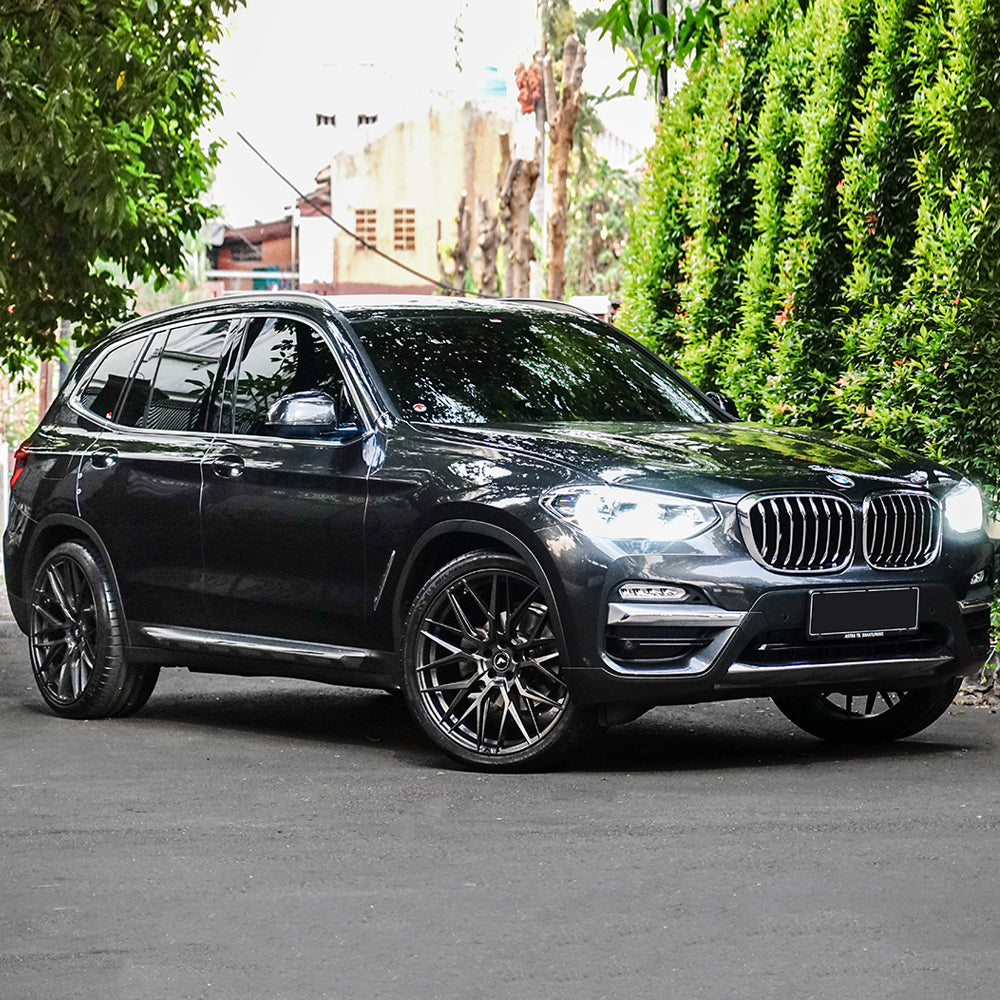 22" Vorsteiner VFF 107 Graphite Concave Forged Wheels Rims Fits BMW E70 X5