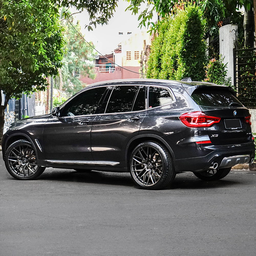 22" Vorsteiner VFF 107 Graphite Concave Forged Wheels Rims Fits BMW E70 X5