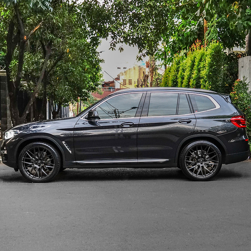 22" Vorsteiner VFF 107 Graphite Concave Forged Wheels Rims Fits BMW E70 X5