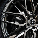22" Vorsteiner VFF 107 Graphite Concave Forged Wheels Rims Fits BMW E70 X5