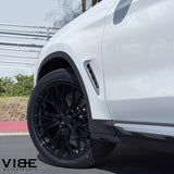 20" Avant Garde M570R Black 20x9 20x10.5 Concave Wheels Rims Fits Nissan 370Z