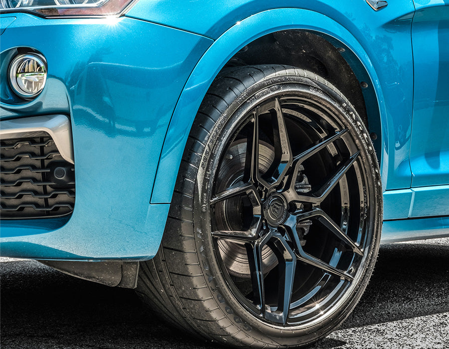 19" ROHANA RFX11 BLACK 19X9.5 FORGED CONCAVE WHEELS RIMS FITS AUDI B8 A5 S5