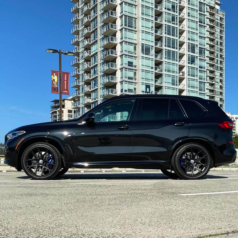 20" HRE FF10 Black Forged Concave Wheels Rims Fits Honda Civic Type R FK8