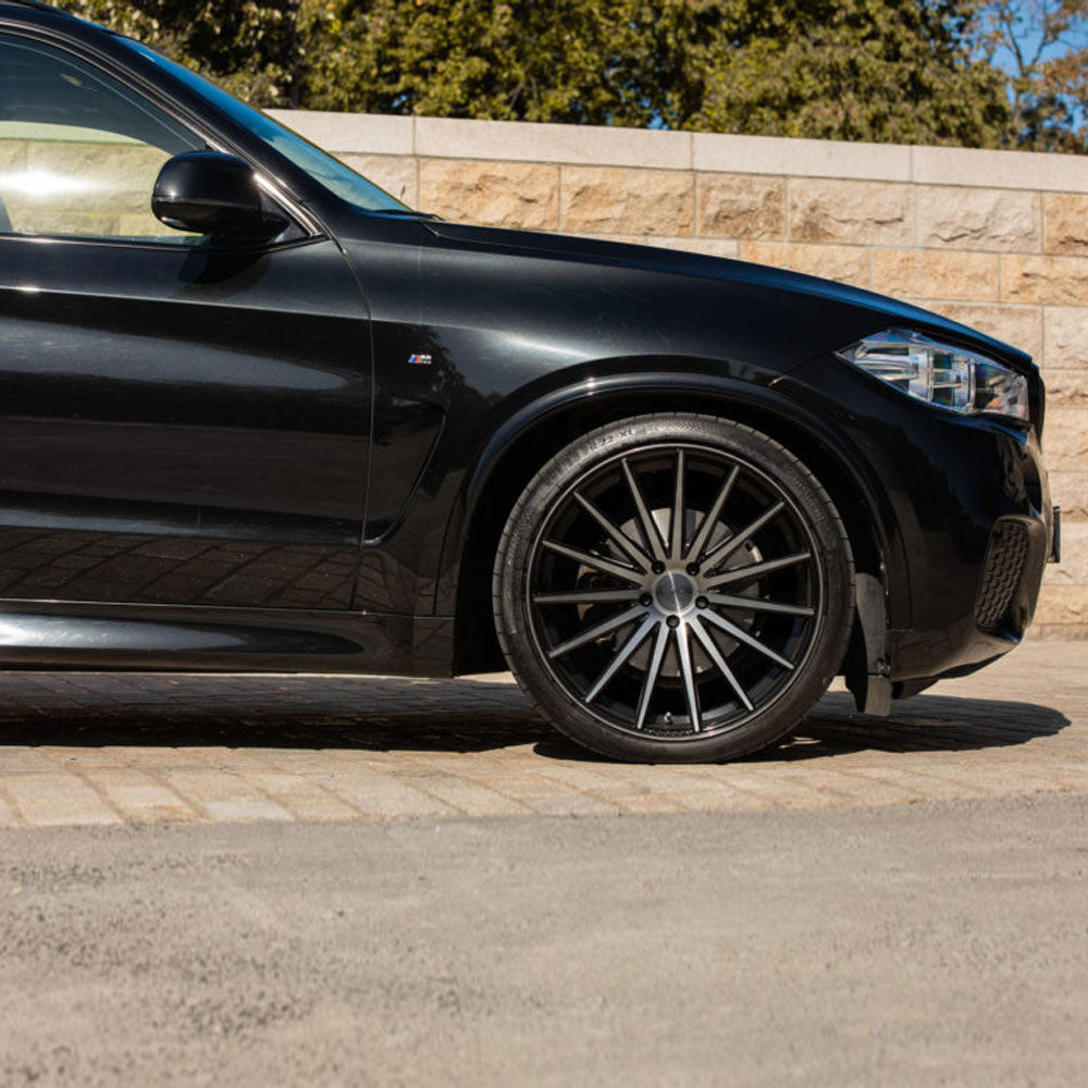 20" Vossen VFS-2 Black 20x8.5 20x9.5 Forged Concave Wheels Rims Fits BMW E39 M5