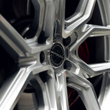 22" MV Forged MVF5 Silver 22X9.5 Concave Wheels Rims Fits Ford Mustang Mach-E