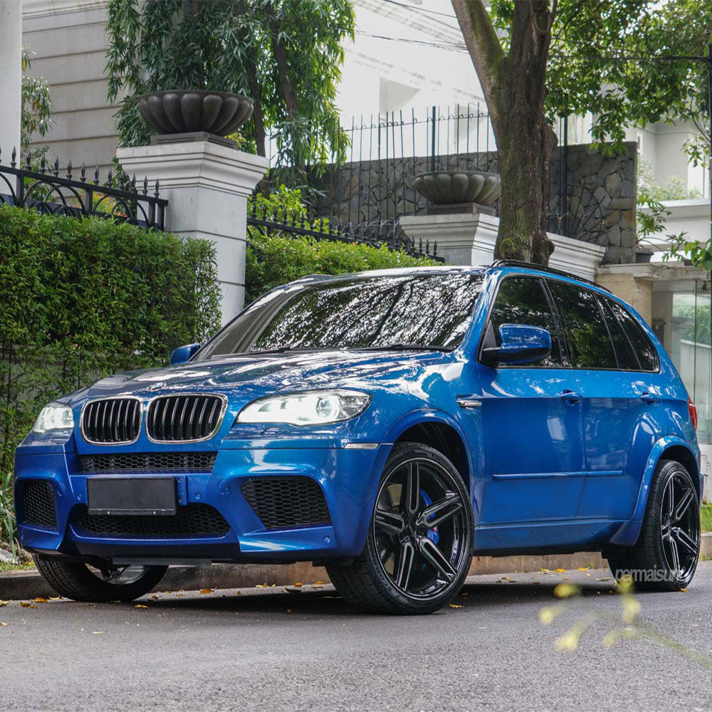 21" Vossen HF1 Black 21x9.5 21x10.5 1388 Concave Wheels Rims Fits BMW G90 M5