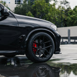 22" MV Forged MVF5 Black 22X9 22X10.5 Concave Wheels Fits Bentley Continental