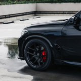 22" MV Forged MVF5 Black 22X9 22X10.5 Concave Wheels Fits Bentley Continental