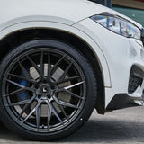 22" Vorsteiner VFF 107 Graphite Concave Forged Wheels Rims Fits BMW E70 X5