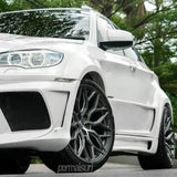 22" Vossen HF2 Grey 22X9 22X9 1265 Concave Wheels Rims Fits Infiniti FX35 FX45