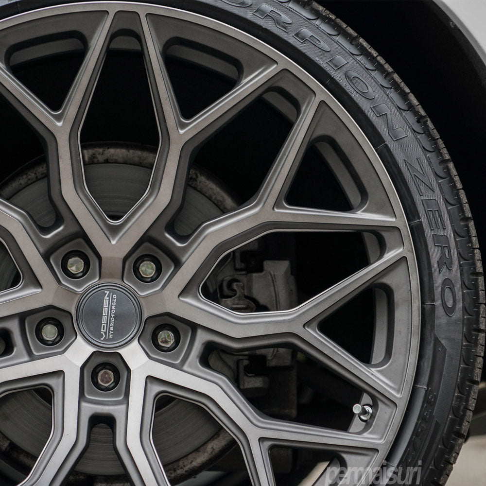 22" Vossen HF2 Grey 22X9 22X9 1265 Concave Wheels Rims Fits Infiniti FX35 FX45