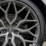 22" Vossen HF2 Grey 22X9 22X9 1265 Concave Wheels Rims Fits Infiniti FX35 FX45