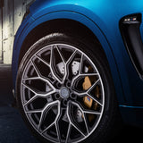 22" Vossen HF2 Grey 22X9 22X9 1265 Concave Wheels Rims Fits Infiniti FX35 FX45