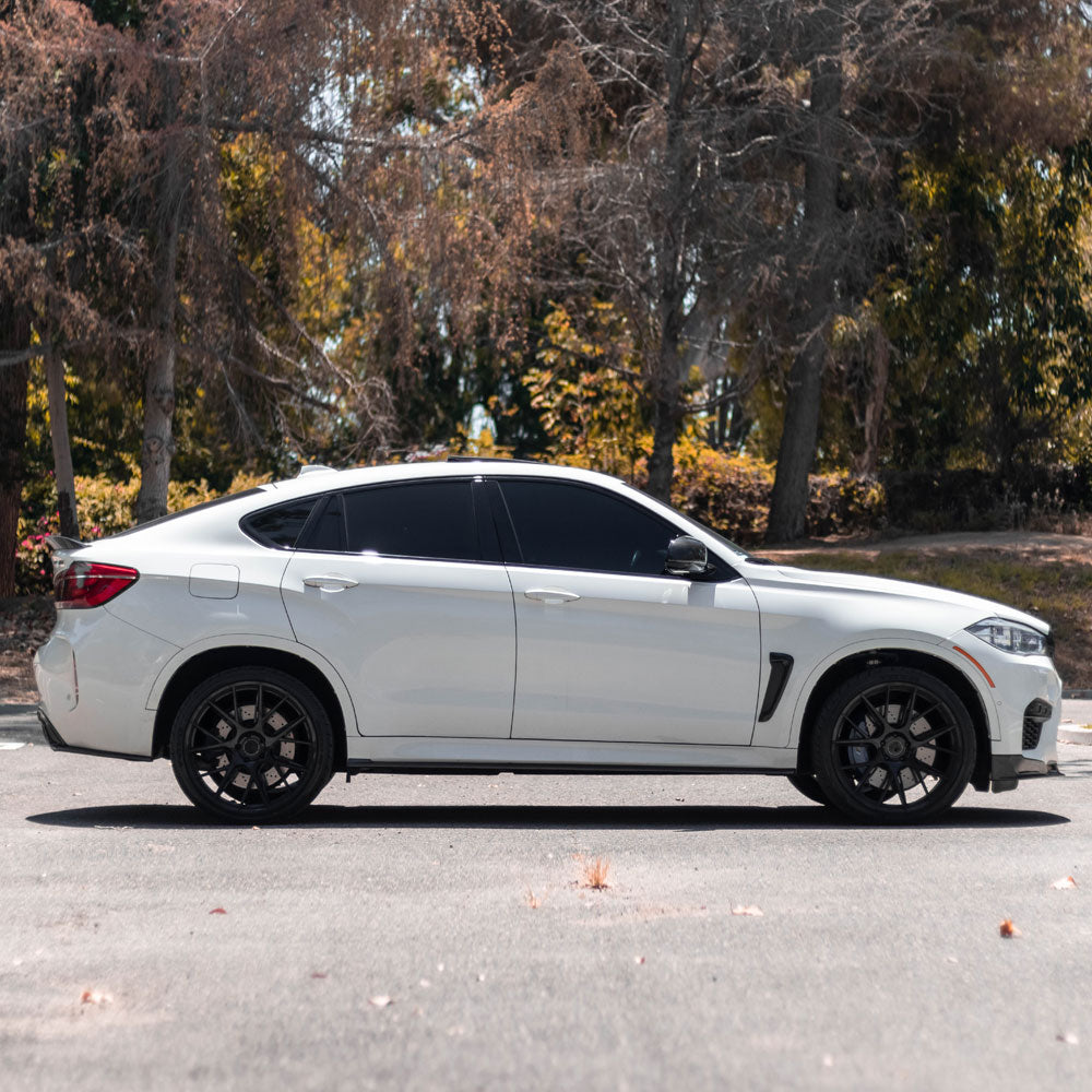 22" Blaque Diamond BD-F18 Black 22x9 22x10.5 Wheels Rims Fits Infiniti M35 M45