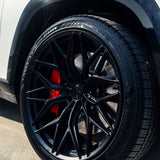 22" AL13 FR80 Black 22x10.5 22x12 Concave Wheels Rims Fits BMW G09 XM