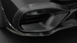 BRABUS carbon front fascia attachments on Mercedes-AMG C63 W206