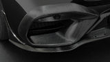 BRABUS carbon front fascia attachments on Mercedes-AMG C63 W206