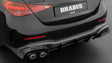 BRABUS carbon rear diffuser on Mercedes-AMG C63 W206