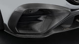 BRABUS carbon front fascia attachments on Mercedes-AMG E53 W214