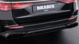 BRABUS black chrome quad tailpipe insert 214-425-00 on Mercedes-Benz E-Class W214 AMG Line