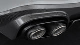 BRABUS E53 W214 carbon diffuser with carbon/titanium tips