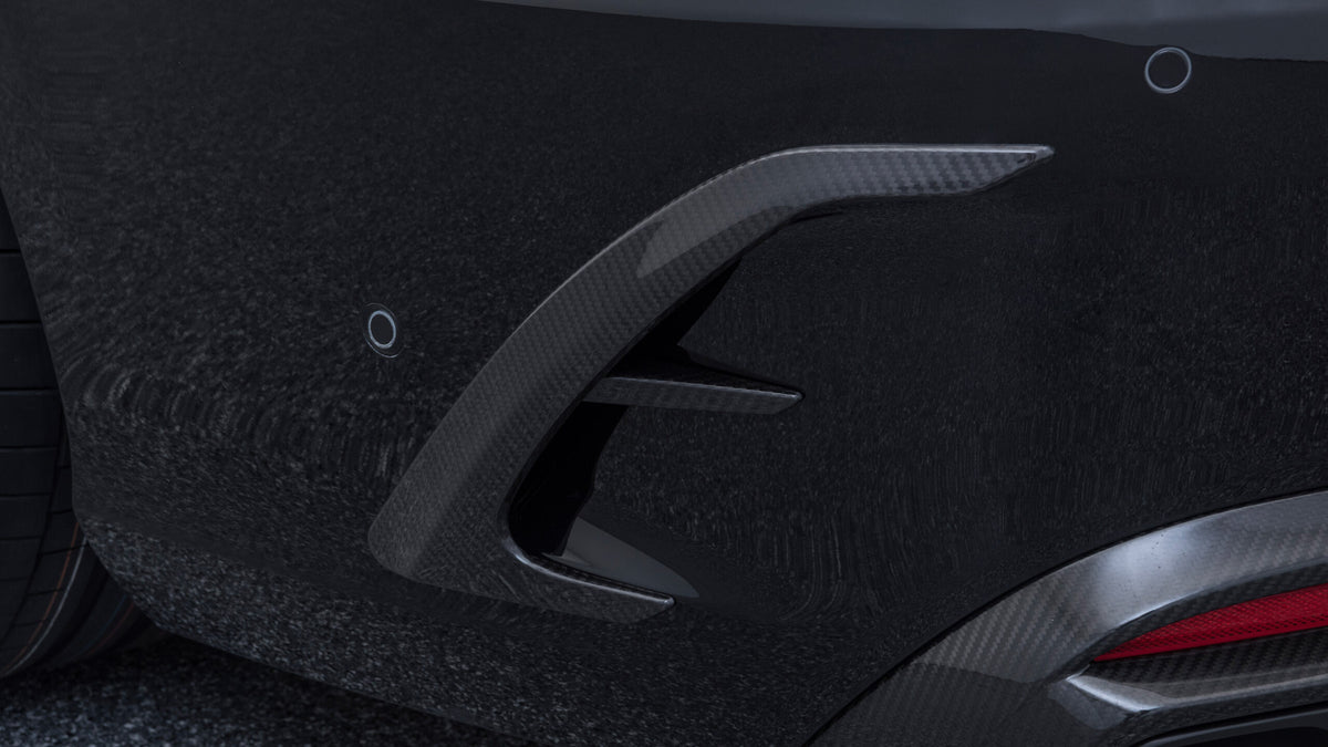 BRABUS Carbon Rear Fascia Inserts on Mercedes-AMG S63 Coupe & S63/S65 Cabriolet C217/A217 - view 2