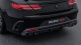 BRABUS exhaust tailpipes and carbon rear diffuser