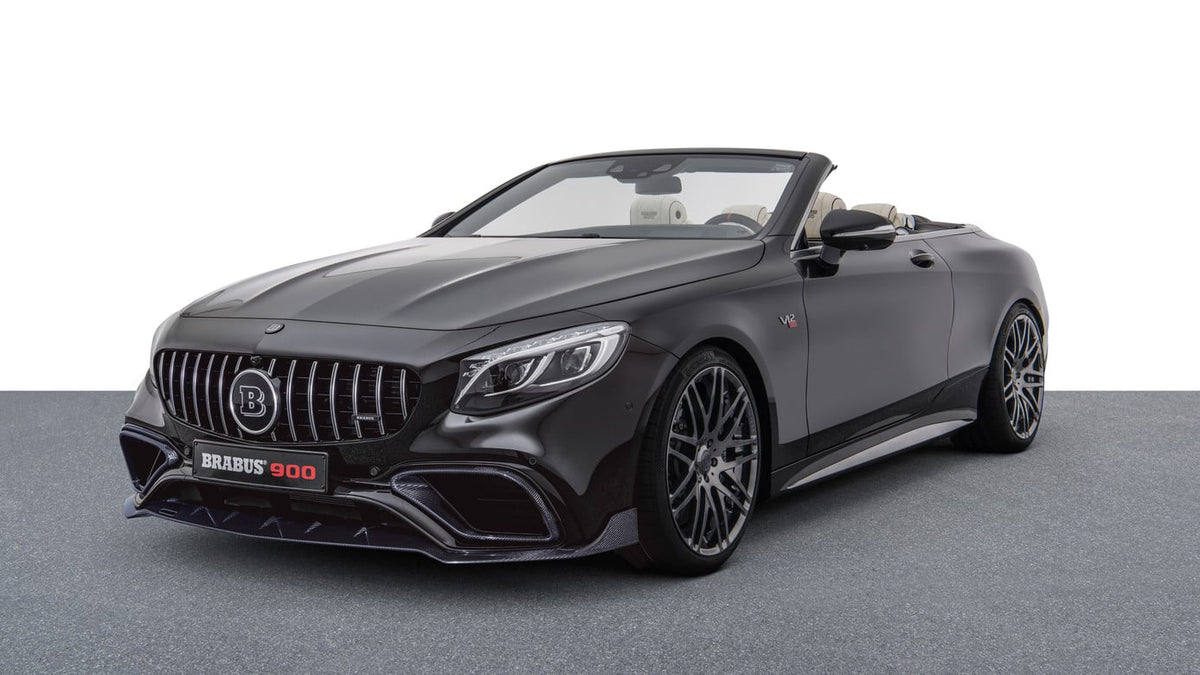 BRABUS carbon front fascia attachments and lip, S-Class Cabriolet A217