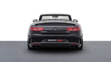 BRABUS carbon rear diffuser and sport exhaust, S-Class Cabriolet A217