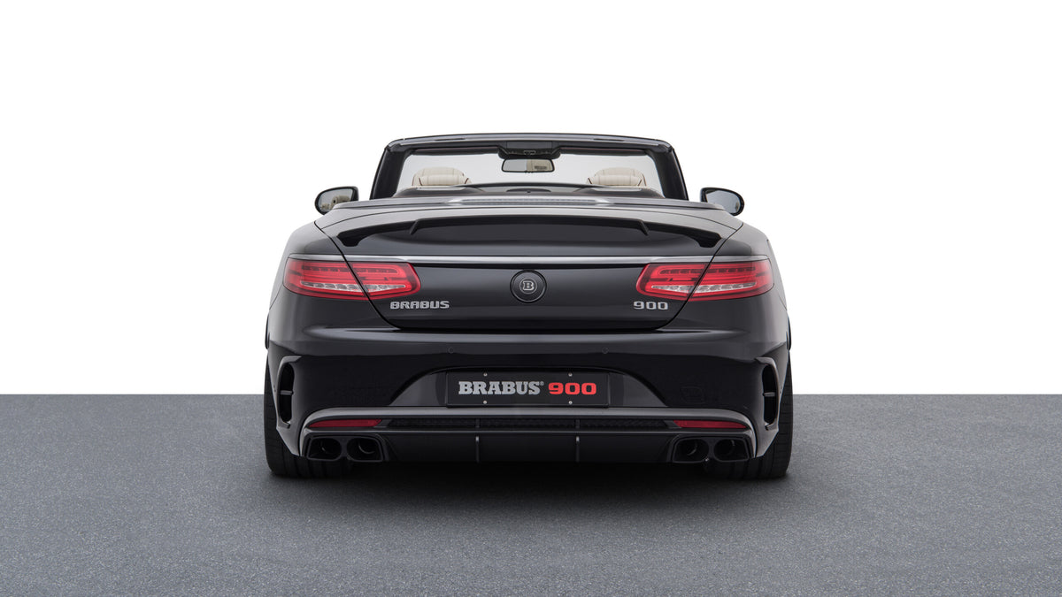 BRABUS carbon rear diffuser rear view