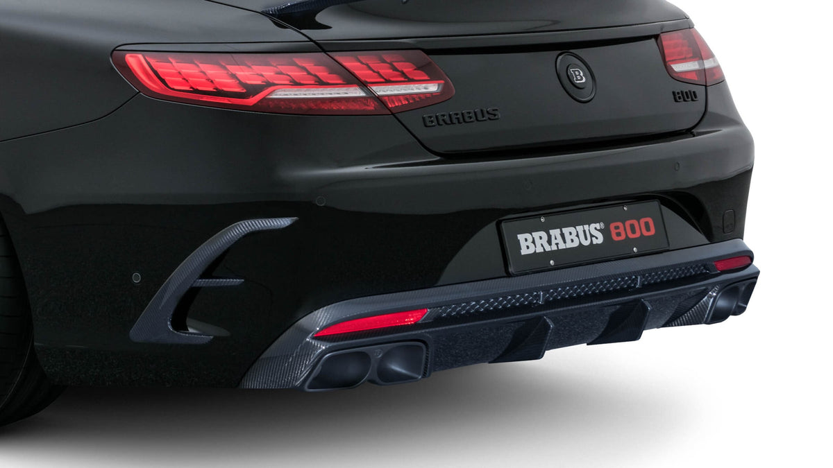 BRABUS carbon package rear three-quarter