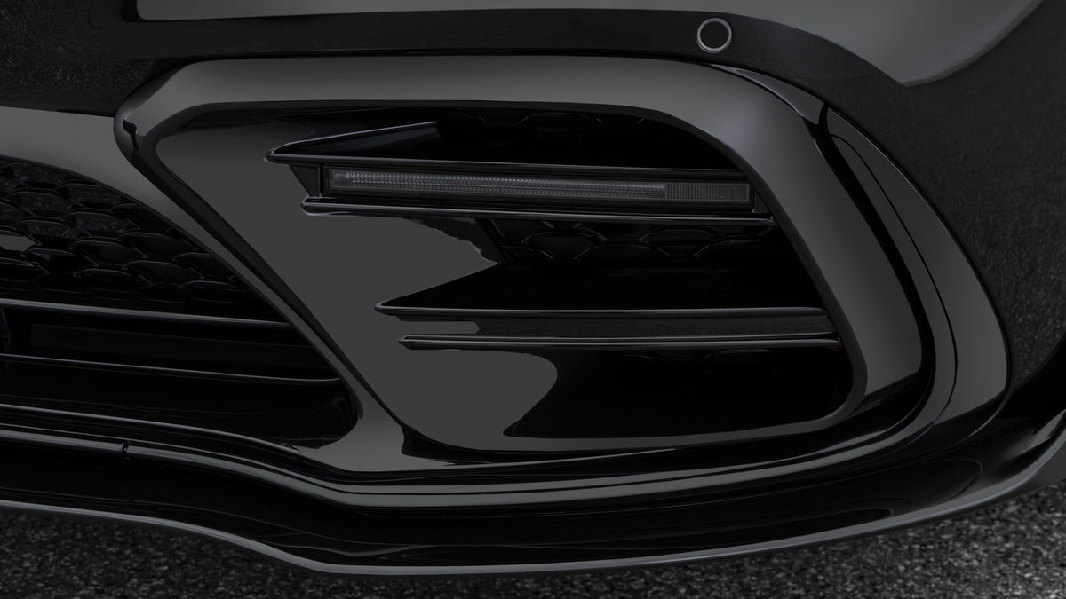 BRABUS Front Fascia Inserts with LED Position Lights on Mercedes-Benz S500 / S580 W223 - view 2